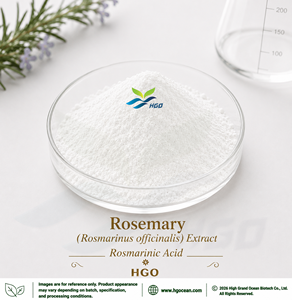 Suministro directo de fábrica de HGO Extracto de romero (Rosmarinus officinalis) (grado alimenticio) ácido rosmarínico 40% (extracto estandarizado) - Product Image 1