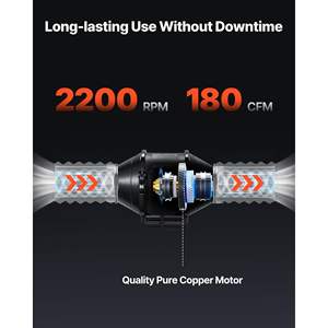 Ventilador de Conducto en Línea Silencioso de 4 Pulgadas, 180 CFM, Potente Motor de CA, Ventilador de Extracción de Aire para Cultivo en Interiores, Sótanos, Hidroponía - Product Image 4