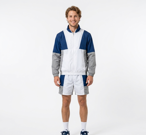 New Arrival 2026 Men's Two-Piece Windbreaker Shorts Set Custom Nylon Polyester Running Sets For Men - Product Image 5