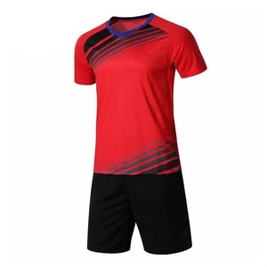 ชุดเทนนิสสีพื้นสำหรับผู้ชาย เสื้อและกางเกงกีฬาเทนนิสแฟชั่น พิมพ์ลายแบบ Sublimation ชุดฤดูร้อนสำหรับเล่นแบดมินตัน - Product Image 2