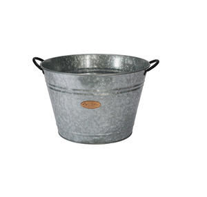 Améliorez votre bar avec un nouveau seau refroidisseur de vin de glace galvanisé à la main fabriqué en qualité supérieure pour les outils de bar - Product Image 1