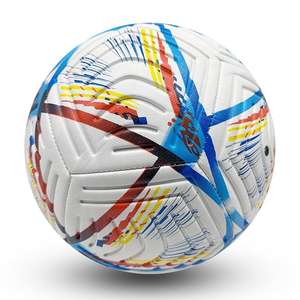 Balón de Fútbol Ligero de Cuero Sintético Cosido a Máquina, Tamaño 3, Mini Balón de Fútbol para Niños - Product Image 4