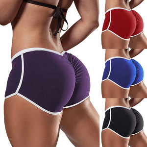 High Waist Vintage Button Rivet Athletic Gym Workout Sports Shorts Women <b>Seamless</b> <b>Legging</b> Running Yoga Shorts Oxford Fabric - Product Image 5