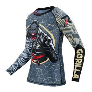 Custom Made Rashguard Unisex Sublimation UV Protection High Performance Polyester Anti Rash Compression Wholesale OEM Wholesale - Product Image 5
