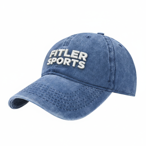 Casquette de baseball vintage en denim imperméable brodée en 3D, en coton délavé, structurée, style « Dad Hat », ajustable et professionnelle - Product Image 4