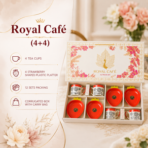 Juego de Tazas de Té de Melamina de Lujo con Diseño Floral, 7 Piezas, con Caja y Bolsa de Transporte, para el Día de la Madre y Año Nuevo - Product Image 6