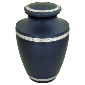 Elegante Urna Funeraria de Metal Verde Dorado para Cenizas Humanas Adultas, Hecha a Mano en India, Artesanía Uzair, Personalizable - Product Image 6