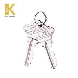 Cylindre de serrure KIK en laiton de 32 mm personnalisé avec rainure pour clé SC, laiton satiné, accessoires en option disponibles - Product Image 2