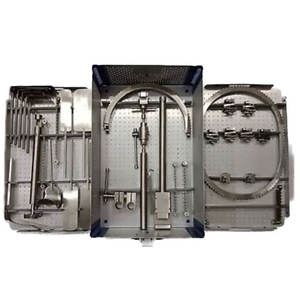 Sistema de retractores quirúrgicos abdominales con caja de esterilización, estilo Bookwalter, instrumentos quirúrgicos de grado hospitalario en venta - Product Image 1