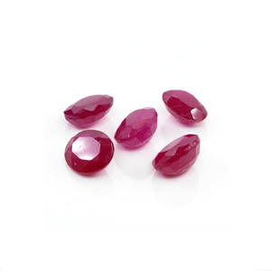 Rubis naturels de Bangkok, ovales calibrés 10x12mm, pierres précieuses naturelles en vrac pour la création de bijoux, prêtes à l'emploi - Product Image 3