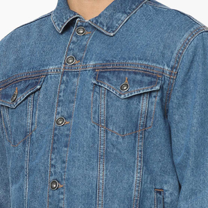 Best Price Men Custom Design Canvas Denim 100% Cotton <b>Stand</b> Streetwear Jackets Professional Manufacture Best Quality Breathable - Product Image 6