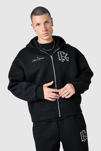 Conjunto Deportivo Unisex Personalizado, Sudadera con Cremallera y Capucha de Forro Polar, Pantalones Deportivos Largos, Otoño, 100% Algodón, Talla Grande XL - Product Image 3
