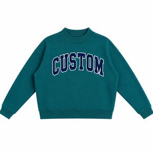 เสื้อสเวตเชิ้ตคอเต่าทรงโอเวอร์ไซส์ใส่สบายสำหรับเด็ก สไตล์ลำลอง เสื้อผ้าผู้หญิงคุณภาพสูง แฟชั่นใหม่ - Product Image 1