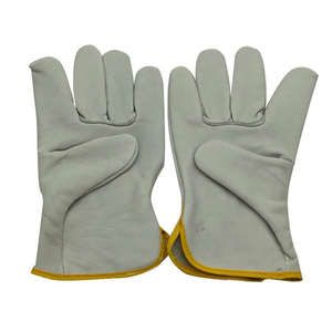 Guantes de Seguridad Eléctricos Personalizados de Fábrica, Largos, de Cuero Vacuno, Resistentes al Desgaste, con Aislamiento Térmico, Puño de Seguridad Antideslizante y Duradero - Product Image 1