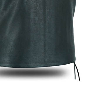 Gilet de moto en cuir respirant de qualité supérieure pour homme - Vêtement d'extérieur décontracté avec options personnalisables - Product Image 6