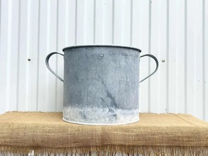 Panier de rangement décoratif en métal galvanisé pour plantes vertes, idéal pour l'entrée de la maison, le jardin et l'extérieur - Product Image 6