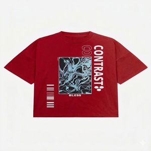 Camisetas de Hombre al por Mayor, OEM, Personalizadas, de Alta Calidad, en Poliéster/Algodón, con Logotipo Personalizado, Cuello en V, Manga Corta - Product Image 4