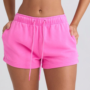 Shorts Bermuda Personalizados para Mujer, Bolsillos Bordados, 100% Algodón French Terry, Cordón Ajustable, Ecológicos, Transpirables, para Entrenamiento de Verano - Product Image 2