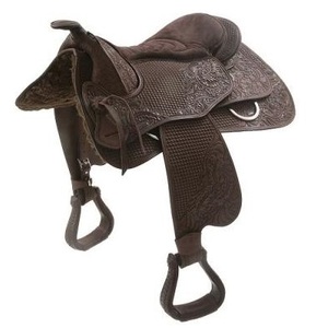 <b>Treeless</b> <b>Saddle</b> Horse Riding <b>Saddle</b> Equestrian Equipment for Riding in India - Product Image 4