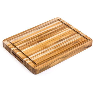 Planche à découper en teck de qualité supérieure, plateau de service moderne et luxueux pour cuisine, écologique, meilleur prix - Product Image 2