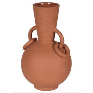 Jarrón de Lujo con Múltiples Asas, Acabado Crema Brillante, Maceta Abstracta de Estilo Nórdico, Jarrón Decorativo para el Hogar, para Flores Secas, Arte Interior Moderno - Product Image 4