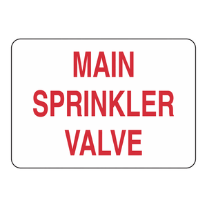 Panneau de signalisation Brady pour vanne d'incendie, durable, pour intérieur/extérieur, pour la sécurité incendie - Product Image 3