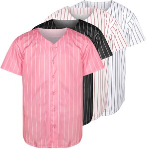 Trendy <b>Baseball</b> Jersey Top for Streetwear Fashion Short Sleeve <b>Baseball</b> Jersey Shirt with Classic Collar and Athletic Look - Product Image 1