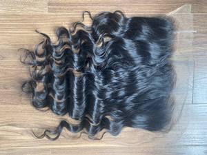 SUPER LACE 13*4 13*6 para Lace Frontal Kinky Curly/Bone Straight Raw Virgin Hair Closure Extensiones de cabello humano natural - Product Image 4