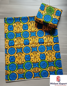 Tela Africana Estampada Estilo Freetown y Tela de Algodón Ankara, Textil Premium para Moda y Decoración del Hogar - Product Image 6