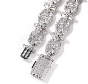 Bracelet en argent Moissanite pour femmes, lien papillon floral, bijoux fins scintillants de luxe, cadeau élégant - Product Image 2