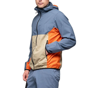 เสื้อแจ็คเก็ตวิ่งกีฬา AZORES SPORTS แบบมีฮู้ด น้ำหนักเบา สวมใส่สบาย ระบายอากาศได้ดี เป็นมิตรกับสิ่งแวดล้อม แห้งเร็ว สำหรับผู้ชายไซส์ใหญ่ - Product Image 3