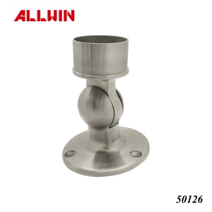 Modern Stainless Steel Hospital Handrail Elbow Pipe Connector Flange for Stairs <b>Deck</b> Railings Hotel Balustrades Handrails - Product Image 4