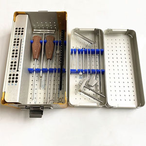 Kit d'instruments pour vis canulées orthopédiques, fil guide, perceur creux, acier inoxydable, certifié CE ISO, outils médicaux manuels réutilisables - Product Image 6