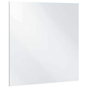 Miroir mural carré en verre trempé 19,69 x 19,69 pouces, design sans cadre - Product Image 4