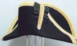 Chapeau Empire Napoléonien Personnalisé de Haute Qualité Professionnel avec Logo Élégant en Bleu Foncé et Motifs Classiques – Chapeaux et Casquettes - Product Image 3