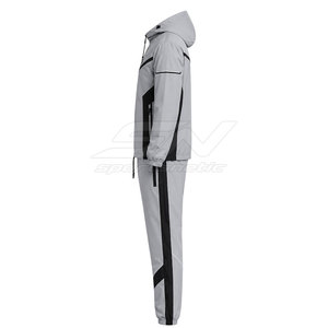 Combinaison coupe-vent réfléchissante pour hommes, respirante, imperméable, coupe-vent, parfaite pour la course nocturne, le cyclisme, la randonnée et les activités de plein air - Product Image 3
