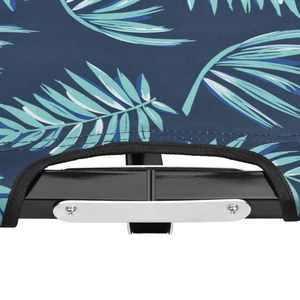 Lettino pieghevole in acciaio con stampa a foglia per due persone per mobili da campeggio all'aperto - Product Image 4