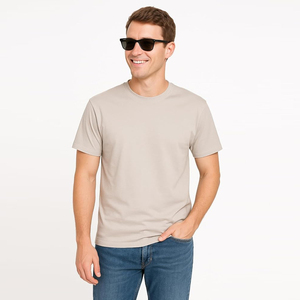 T-shirt personnalisé de qualité supérieure en coton doux, vêtements décontractés, marque de vêtements à étiquette privée, vente en gros de t-shirts, t-shirt col rond - Product Image 5