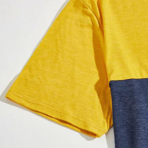 เสื้อยืดผู้ชายผ้าฝ้ายออร์แกนิคระบายอากาศดี สีสันตัดกัน สไตล์ลำลองสำหรับฤดูร้อน เหมาะสำหรับใส่ออกงานกลางแจ้ง เสื้อผ้าสตรีทแวร์ ขายดี - Product Image 6