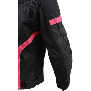 Chaqueta de Motociclista Clásica de Cuero y Textil para Mujer SAMROZ SPORTS - Uso Durante Todo el Año - Product Image 2