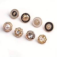 Boutons personnalisés à tige ronde en alliage de zinc plaqué avec émail perlé 7 mm, attaches écologiques pour la couture et le bricolage de vêtements