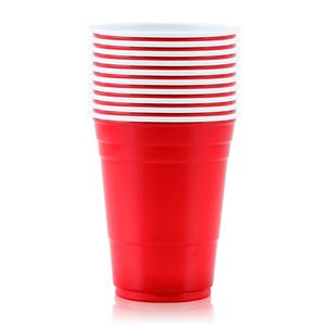 Low price BPA Free Vietnam Factory Red Color Disposable PP <b>Plastic</b> <b>Cups</b> 16/24 oz Party <b>Cups</b> for <b>Drinking</b> Take Away Eco Friendly - Product Image 3