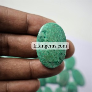 Piedra Suelta Sonora Sunrise Verde de Alta Calidad, Cabujón Pulido por Ambos Lados, Gema Natural Sunrise para Joyería, Lote de Piedras - Product Image 5