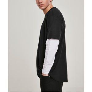 T-shirt pour homme de haute qualité à double couche |   Coton respirant |   OEM et ODM disponibles - Product Image 2