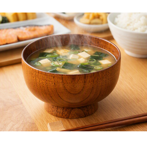 Bol à soupe miniature de 11,5 cm en bois naturel ajouré, style Japandi, laqué, écologique, de qualité supérieure, à prix imbattables - Product Image 6