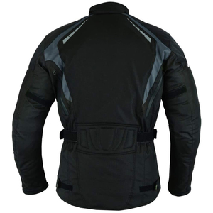 Chaqueta de Motocicleta Negra para Hombre RACE, Manga Larga, Resistente al Viento, para Todas las Estaciones, Ropa de Carreras - Product Image 4