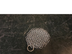 ที่วางหม้อสแตนเลสแบบโซ่เชื่อม งานโลหะเชื่อมวงกลม อุปกรณ์ครัวทันสมัย - Product Image 3