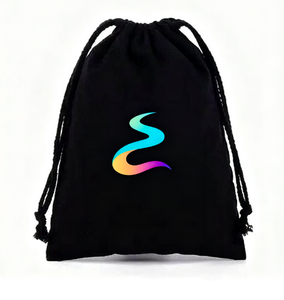 Sac à poussière en toile de coton personnalisé avec cordon de serrage, pochette de rangement pour chaussures, chapeaux et casquettes, sac d'emballage réutilisable avec logo imprimé, vente en gros - Product Image 3