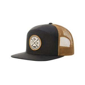 Gorras de Camionero de Malla de 7 Paneles de Fábrica Vietnamita, Gorras Snapback con Logotipo Personalizado, Estilo Hip Hop con Visera Plana para Usar en la Playa - Product Image 1