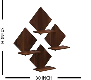 Juego de Estantes de Madera para Plantas, Decorativos, Flotantes, para Decoración del Hogar - Product Image 2